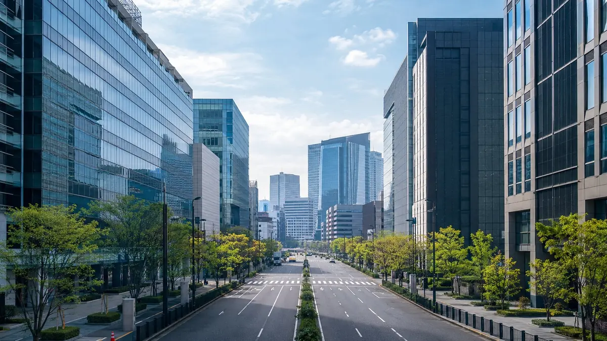 渋谷区の街並みと浮気調査のイメージ