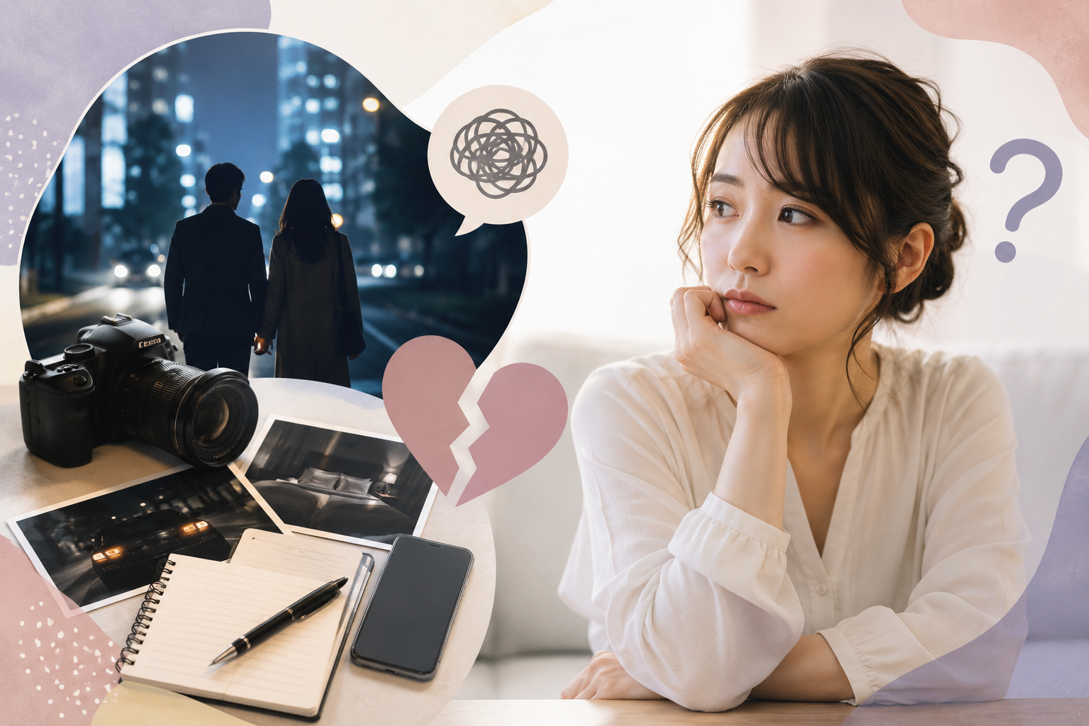 不倫の証拠がないときはどうする？証拠の集め方や対処法を解説